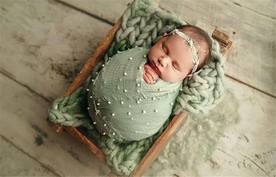 Newborn Photography Props Blanket Baby Photo Accessory Baby Wraps Swaddling Clothes Photo Backdrops Photo Props Fotografia