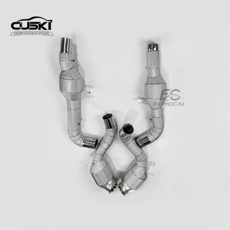 

Suitable for Mercedes Benz AMG GT GTC GTS 4.0T 2022+stainless steel sport catalytic converter high-performance exhaust component