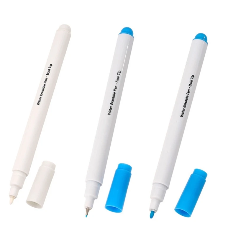 

12 шт. водорастворимая ручка стираемая маркировочная ручка тканевые маркеры ручки для маркировки