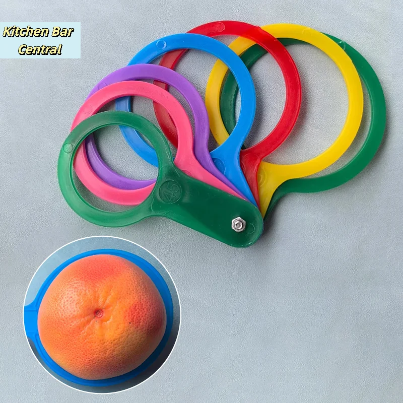 【13-teiliges Set 30-120mm Kunststoff-Obstmesslehren, Durchmesser-Messgeräte, Kreismesslineal, Zitrusgrößen-Mess- und Sortierungswerkzeug】