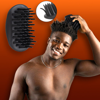 1Pc Luxury Twist Styler Brush, Durable Washable Afro Curl Sponge Racket Barber&Daily Use, Ideal Curly，Special for real hair wigs