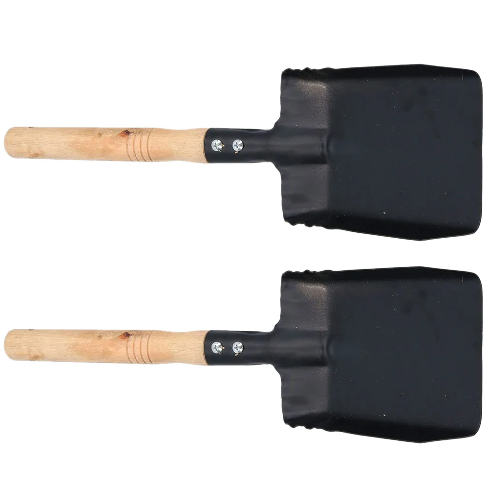 

2 Pcs Digging Lawn Tool Garden Supplies Small Practical Gardening Cleaning Snow Removing Spade