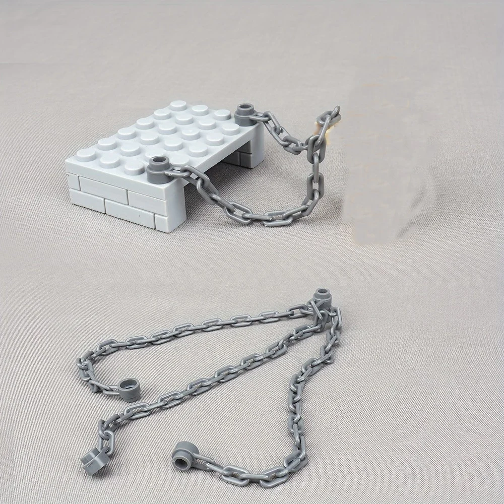 5pcs Chain 1x16 Length Building Block Accessories Moc Model Components Assembly Gifts Diy Creative Toys