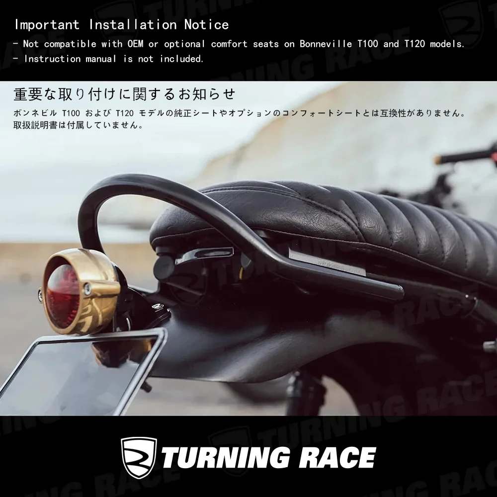 Luggage Rack Grab Bar for Triumph Twin 900 Street Twin Scrambler Speed Accessories Rear Passenger Handle