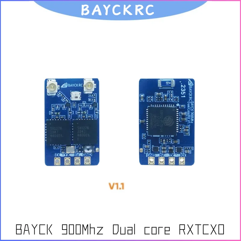 

BAYCK 915MHz ELRS Diversity Receiver, Dual Antenna CRSF/SBUS Compatible, Long Range RC Drone Receiver for FPV Quadcopter