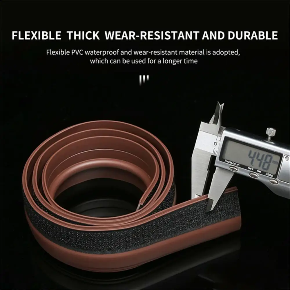 Door Sealing Strip Self-adhesive Detachable Pvc 93cm Home Appliance Door Draft Stoppers Soundproof Weatherstrip Home Decor
