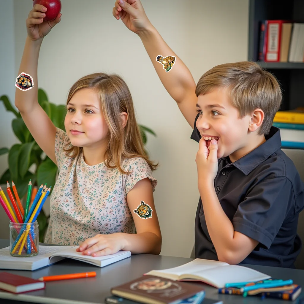 

35 шт.-70 шт. наклейки, водонепроницаемые наклейки с леопардовым принтом, прочные наклейки с героями мультфильмов, разные размеры, винил для дорожного багажа