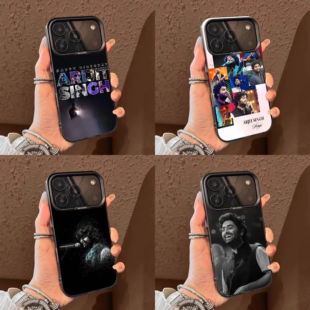 

A-Arijit Singh Phone Case For iPhone 17,16,15,14,13,12,11,Pro,Max,Plus,E,Air,Mini Black Tpu Cover