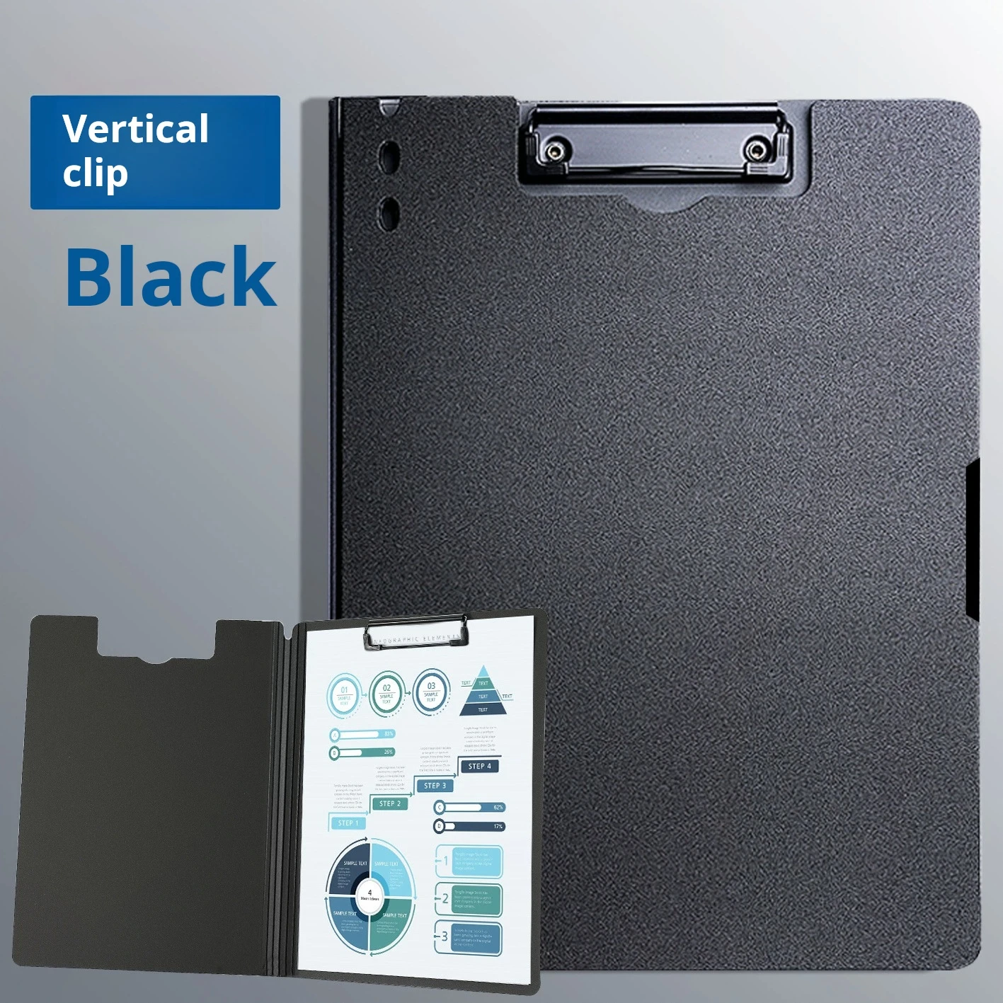 

Вертикальная подставка, буфер обмена, папка для файлов формата А4, канцелярские товары, блокнот для студентов, держатель для заметок для встреч с дизайном зажима для ручек