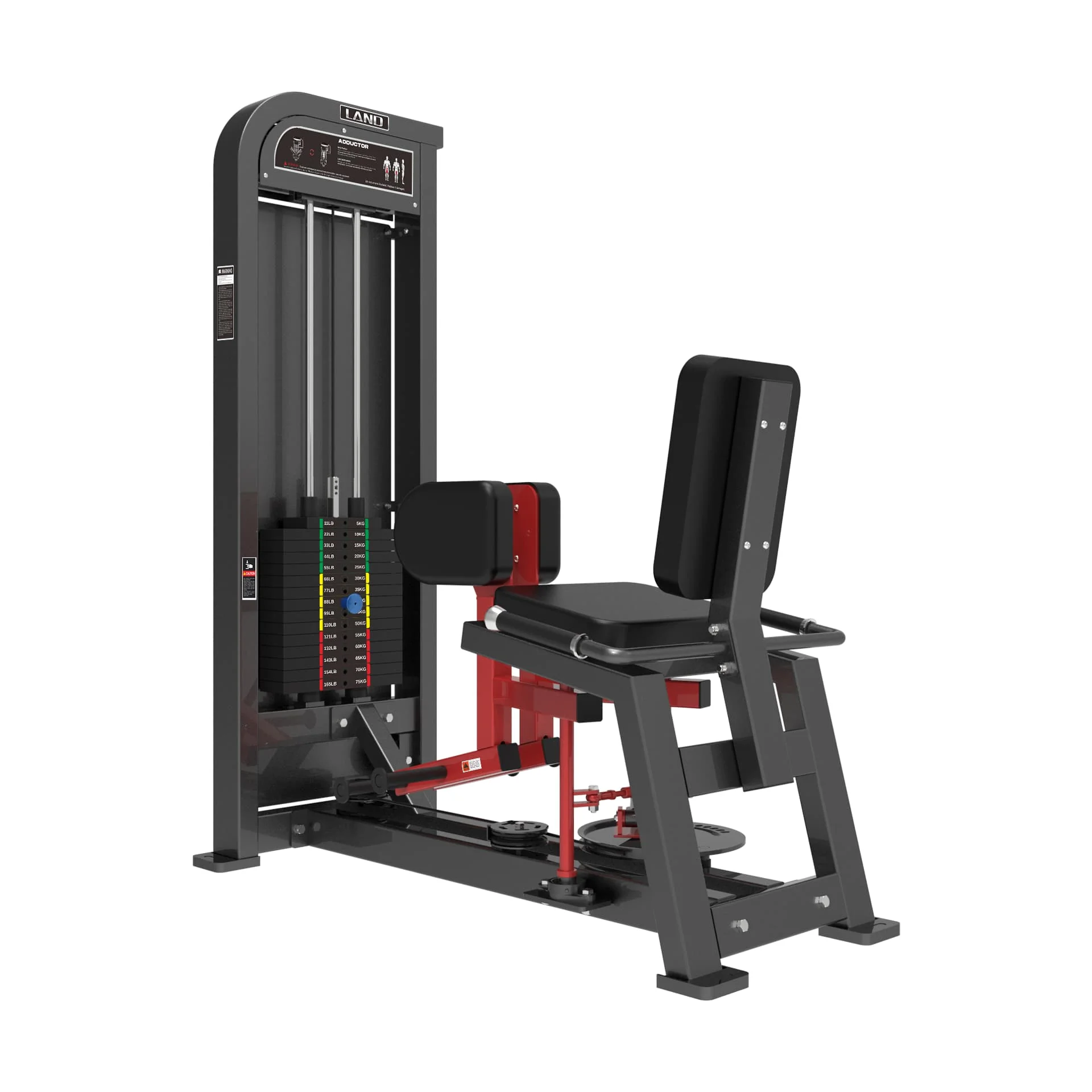

Commercial Use Gym Equipment Steel Abductor Machine for Leg Exercise Selectorized and Adjustable for Bodybuilding