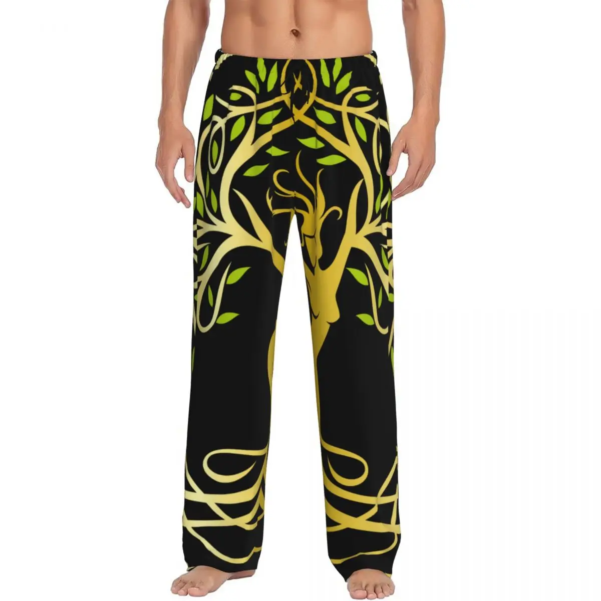 Tree Of Life Men's Casual Pajama Sleeping Pants Lounge Loose Trousers Comfortable Nightwear