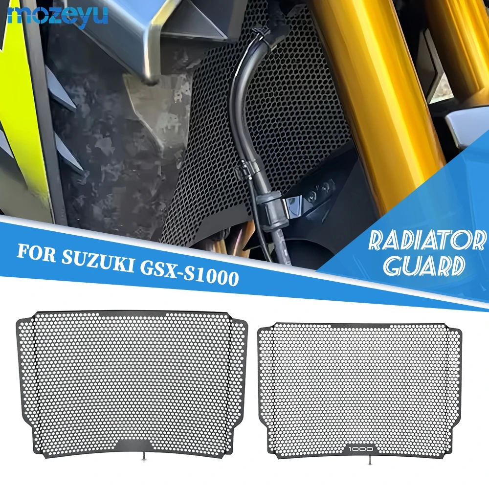 

For Suzuki GSXS1000 GSXS1000F GSX-S950 GSX-S1000GX 2024 - 2026 Motorbike Radiator Protective Cover Grill Guard Grille Protector