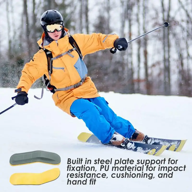 Ski Wrist Protector 1 Pair Under Glove Ski Shield Protective Wrist Guard For Skiing Snowboarding Skating Skateboarding