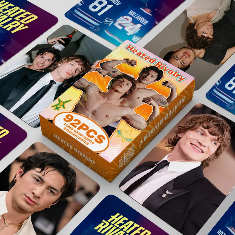 

92PCS LOMO Card Set TV Heated Series Rivalry Scrapbooking Collection Gift Ice Hockey ThemePhoto Cards for Sticker Book