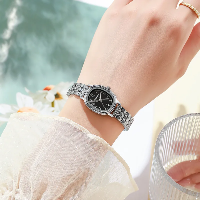 New Women's Watch with Steel Strip and Quartz Watch for Women