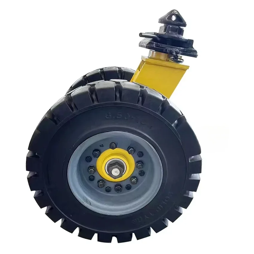 

# Сверхпрочное твердое резиновое поворотное колесико для контейнеров с внедорожной шиной для домашнего контейнера и контейнера ISO