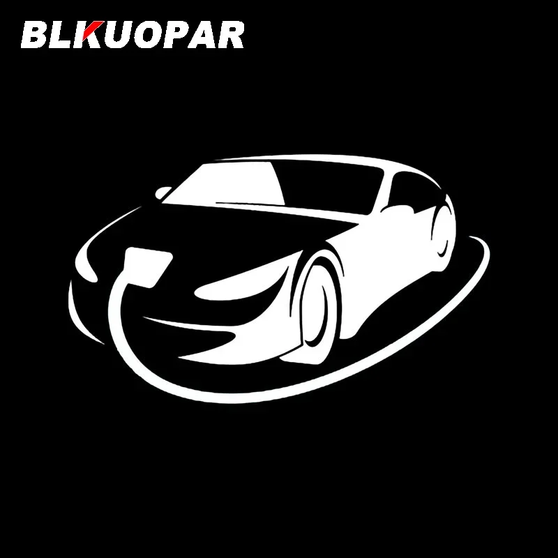 BLKUOPAR Electric Car Charge Service Station Icon Car Stickers Funny Personality Skateboard Motorcycle Waterproof Vinyl Decal