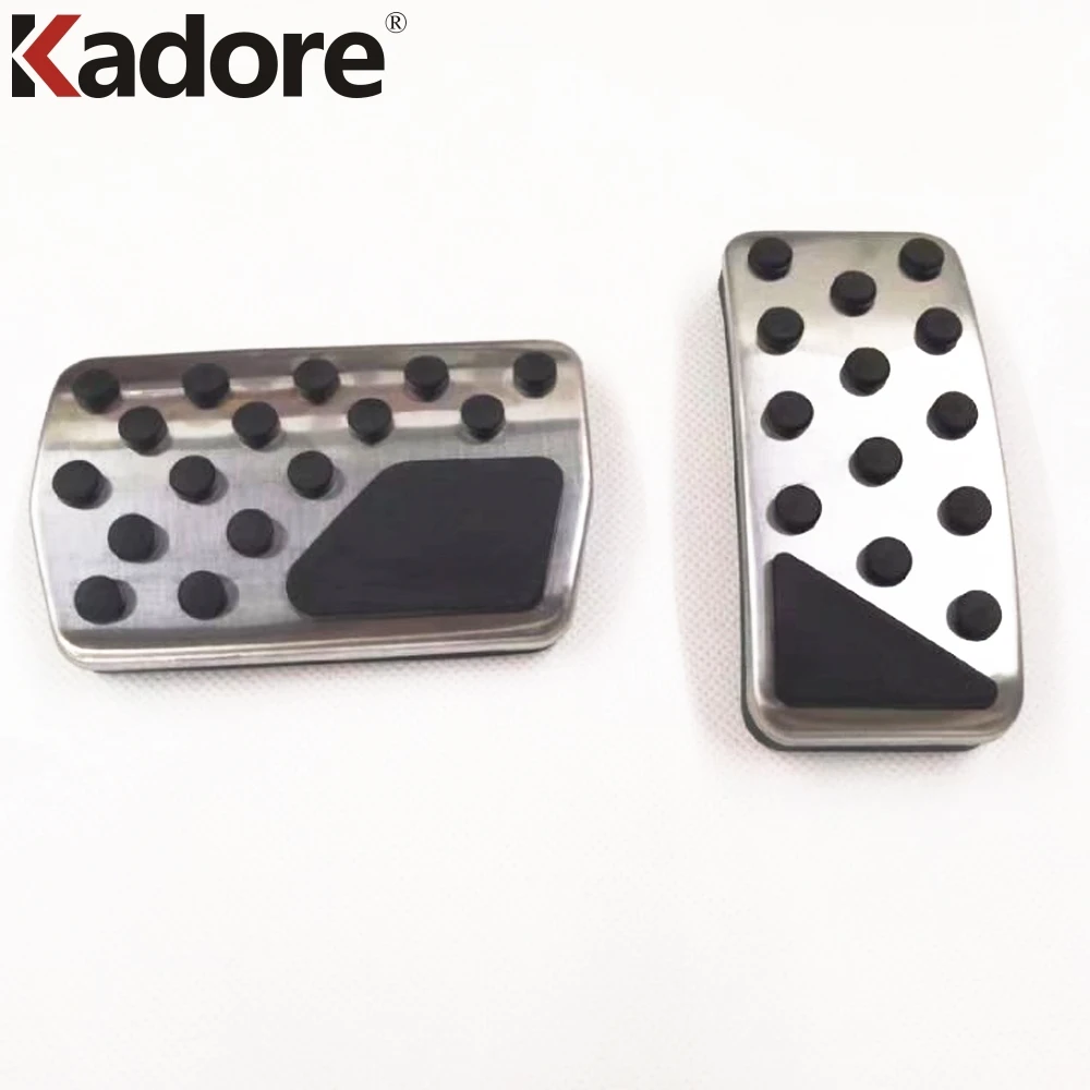 For Fiat Freemont 2013-2016 For Dodge Journey JCUV 2011-2019 Stainless Steel Fuel Brake Foot Rest Pedal Pad AT Clutch Cover