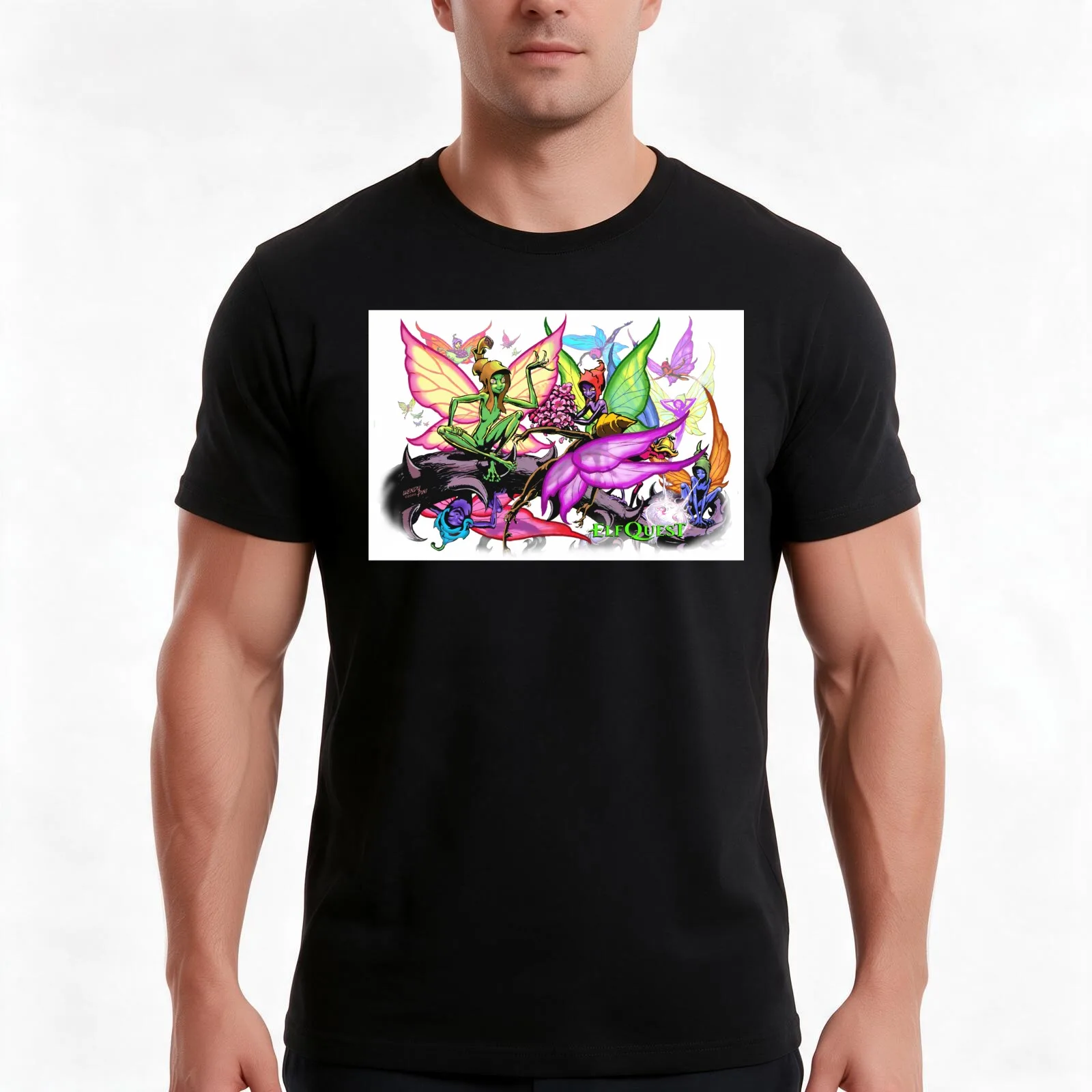 ElfQuest: The Preservers T-Shirt, Summer Casual Cotton Tee, Oversized Streetwear Tops, Vintage Graphic Print, Unisex Men Women