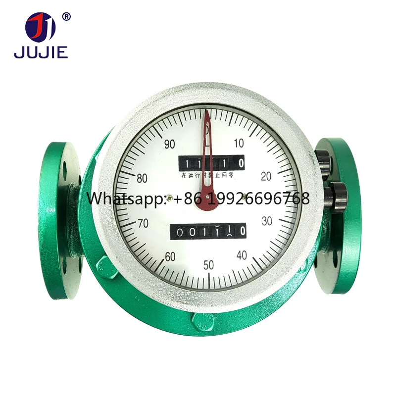 

Fuel Flow Meter Diesel Asphalt Heavy Oil Syrup Flowmeter DN50 / 80 High Viscosity Mechanical Flow Meter