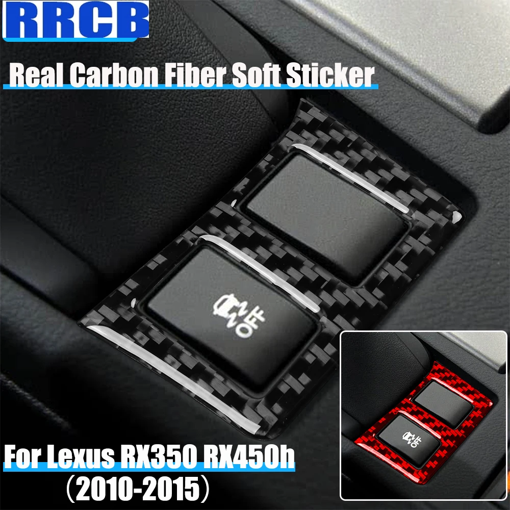 

For Lexus RX350 RX450h 2010 2011 2012 2013 2014 2015 Real Carbon Fiber Car Accessories Body Anti-slip EPS Cover Soft Sticker