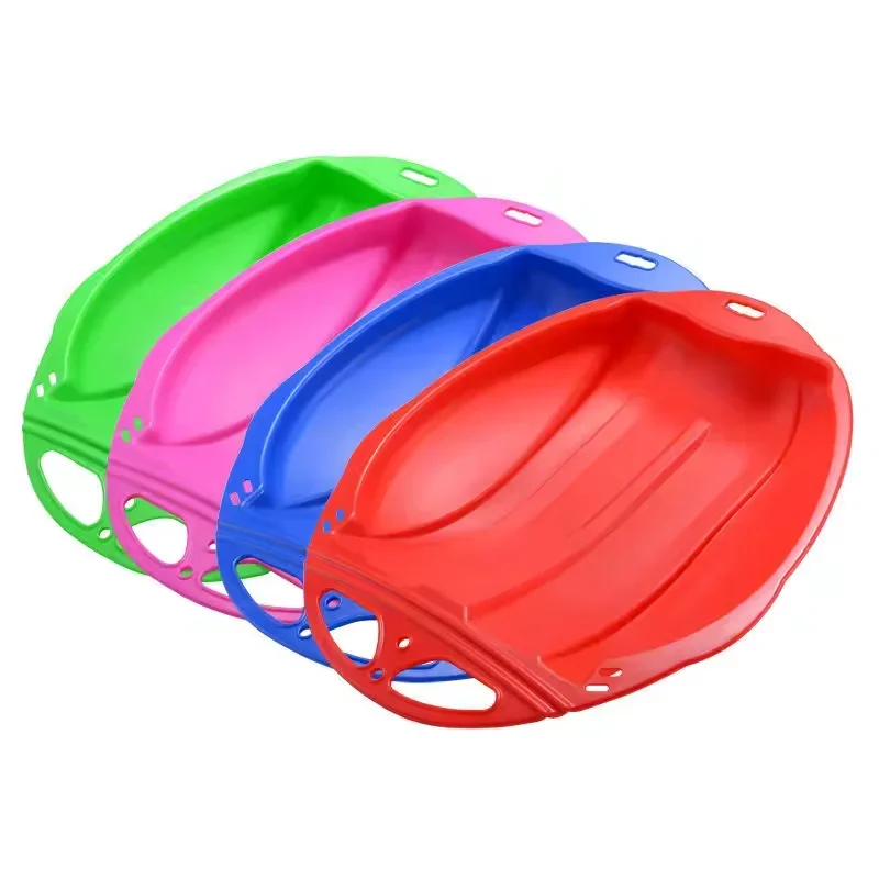 Outdoor Winter Plastic Skiing Boards Saucer Sled