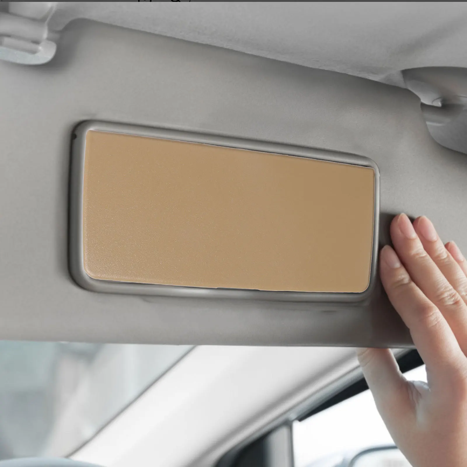 

Sun Visor Vanity Mirror Cover for Car Truck Driver Side Plastic Anti-Reflective Interior Auto Sun Visor Mirror Cover Replacement