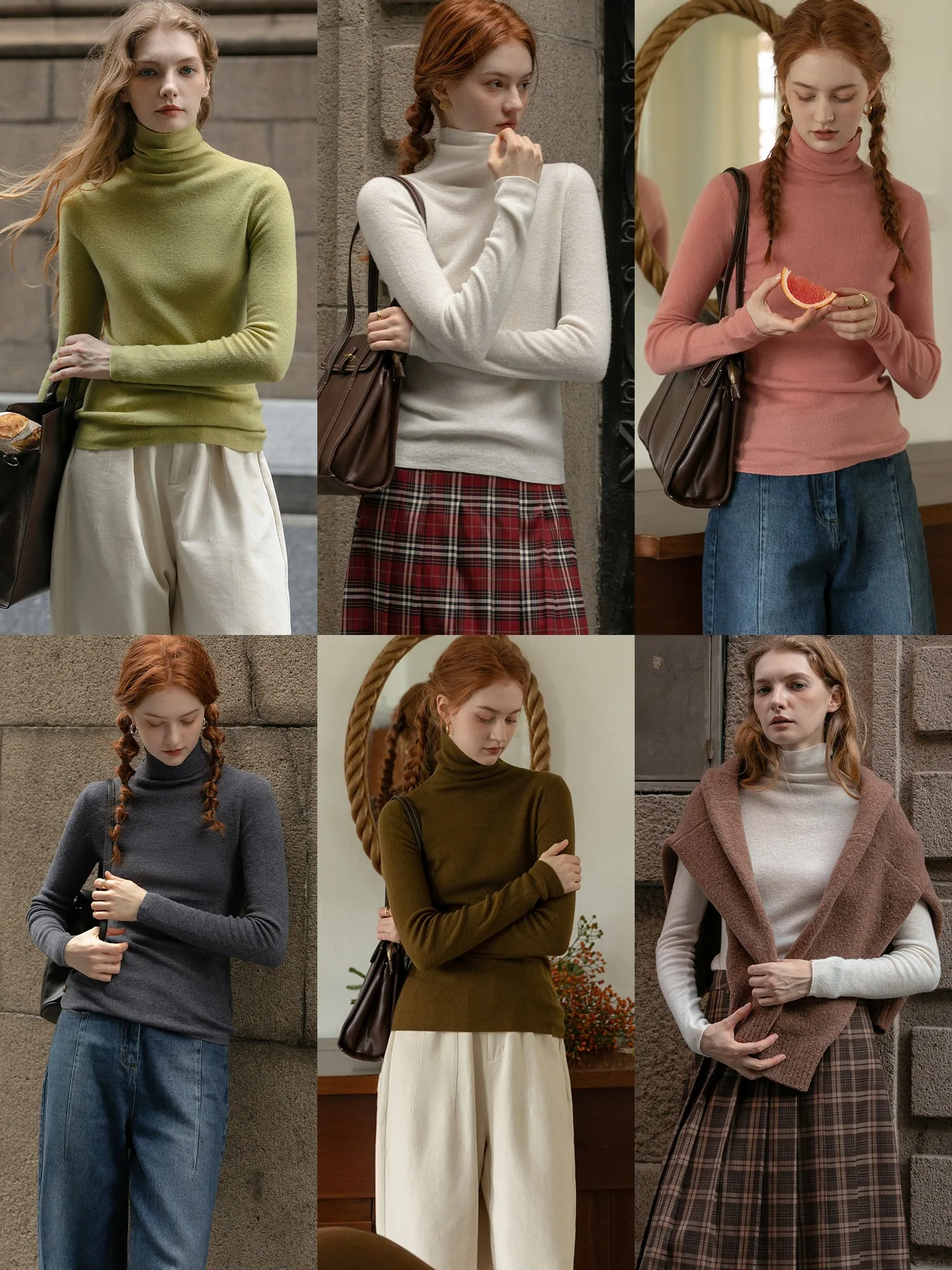 

MELLIIY Ultrine Merino Wool High Ne Knitted Base Layer irt Autumn Winter New Arrival Commute Casual Sle Women's Top