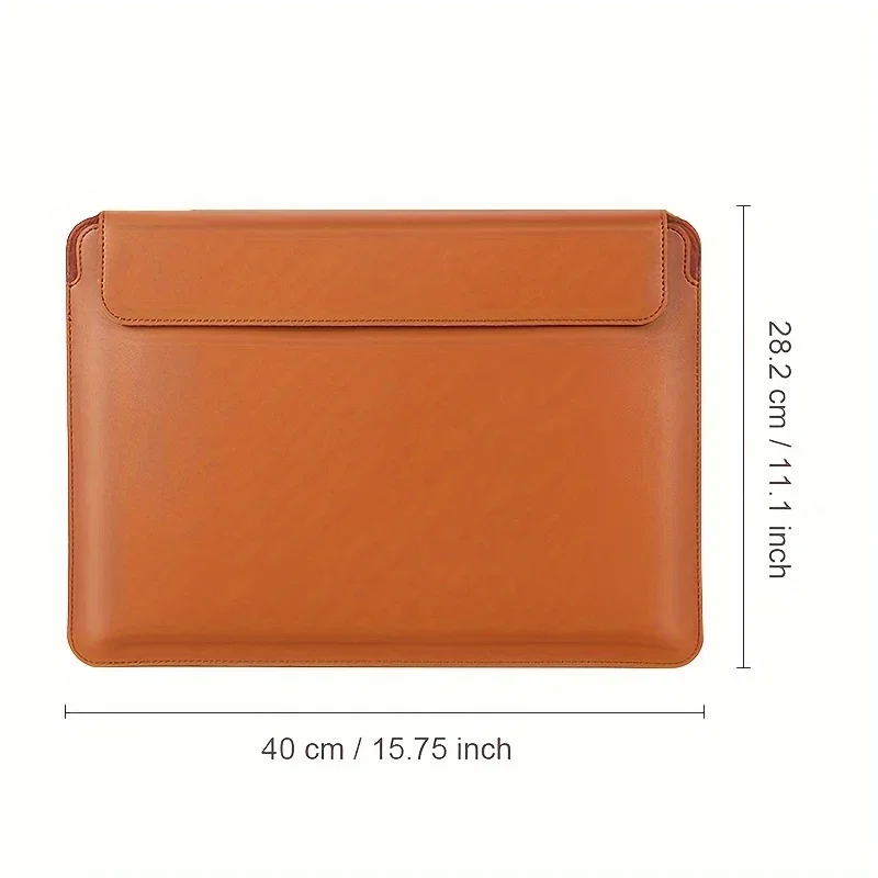 Artificial Leather Notebook Computer Inner Bag 15.6 Inch Magnetic Absorption Leather Case Suitable For MB Pro16 Laptop Bag Hand-