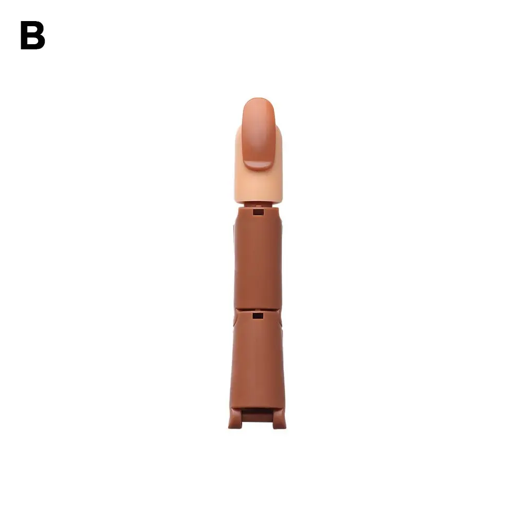 Diy expositor prateleira titular ferramentas de manicure iniciante prática dedo manipulador arte do prego expositor conjunto peça