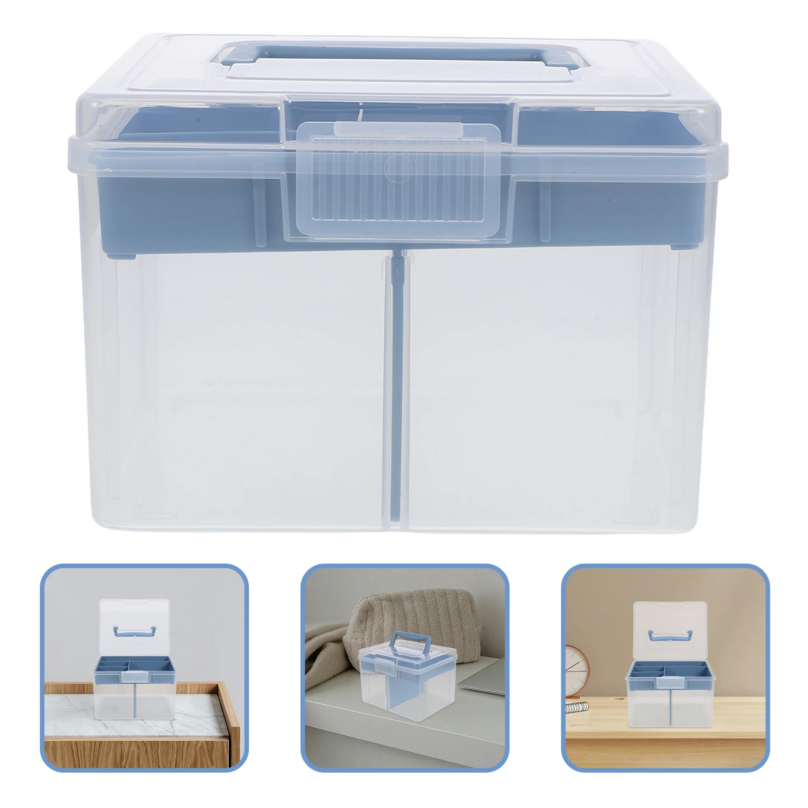 Storage Box Plastic Hard ganizer Case for Collectors Banknotes Holder Clear Plastic Dividing Storage Box Key Keeper