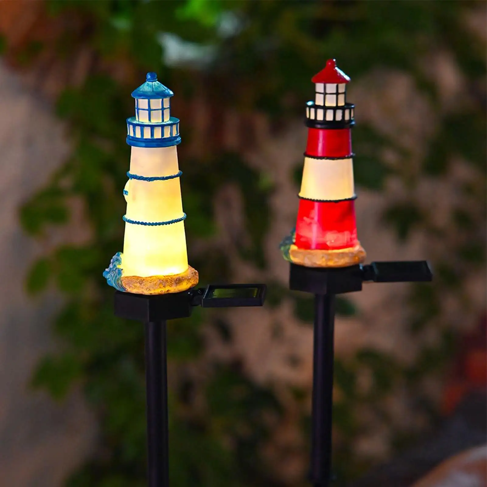 Luces solares para exteriores, torre de vigilancia, lámpara para todo tipo de clima, decoración de iluminación resistente a la intemperie para piscina, balcón, cubierta, valla, Gazebo, pasarela y patio