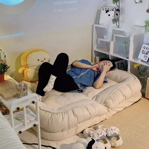 발코니 레저 리클라이너 휴대용 소파 침대, 조절 가능한 등받이가 있는 레이지 소파, 소형 접이식 소파, 침대 바닥 슬리퍼, 부드러운 매트리스 Best5 발코니 레저 리클라이너 휴대용 소파 침대, 조절 가능한 등받이가 있는 레이지 소파, 소형 접이식 소파, 침대 바닥 슬리퍼, 부드러운 매트리스 Best5