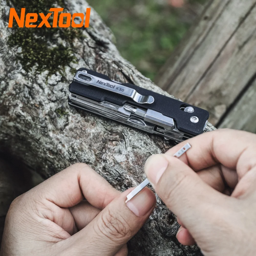 NexTool Knight K30 11 in 1 EDC Pocket Knife Multitool Hand Tool with Pliers Scissors Screwdriver for Outdoor Camping