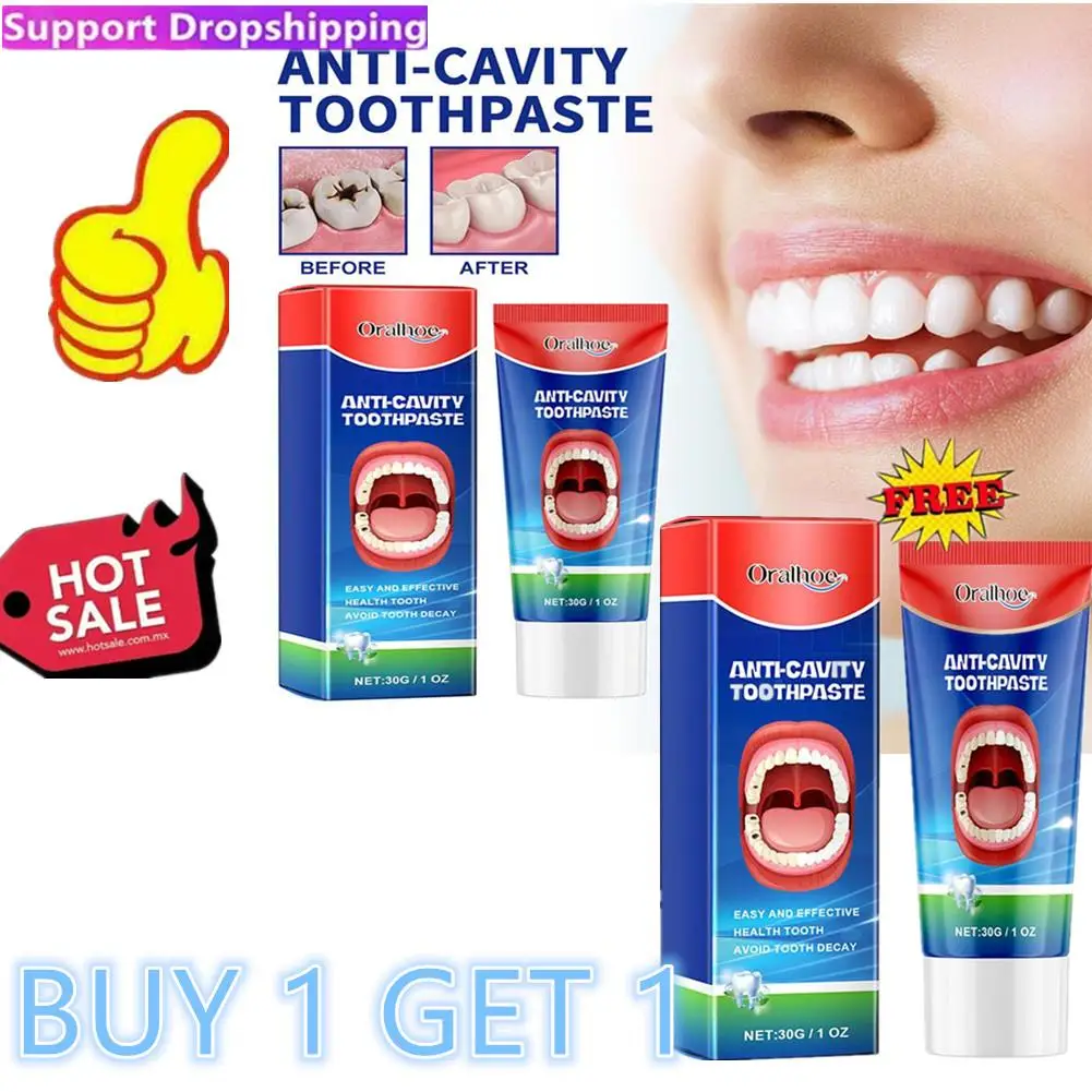 2X Anti Decay Toothpaste Dental Caries Repair Cream Prevent Tooth Decay Protect TeethDeep Clean Whitening & Fresh Breath Toothpa