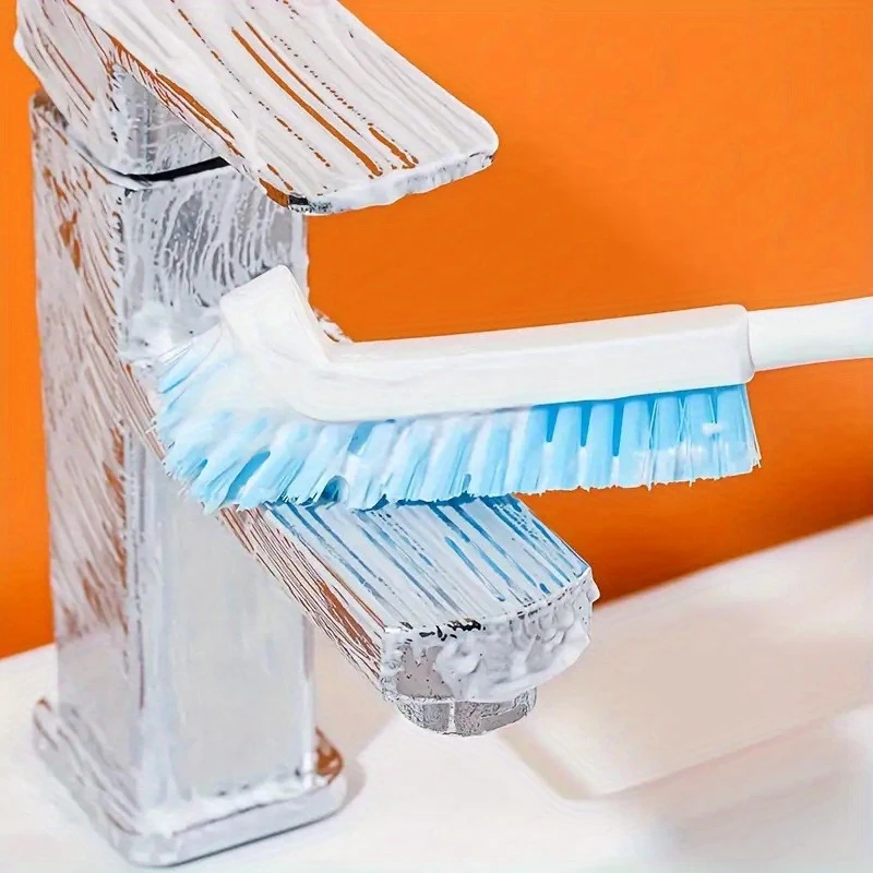 1pc New Sink Motorcycle Cleaning Brush Long Elbow Handle 360 Clean Tail Hole Crevice Milk Bottle Gap Glass Tube Kitchen Tools