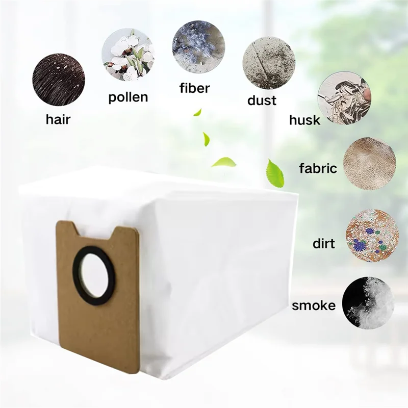 A74G-12 قطعة أكياس الغبار لملحقات Ecovacs Yeedi Y1 Plus أكياس الغبار المدمجة لتدوم طويلاً وتعمل بشكل جيد