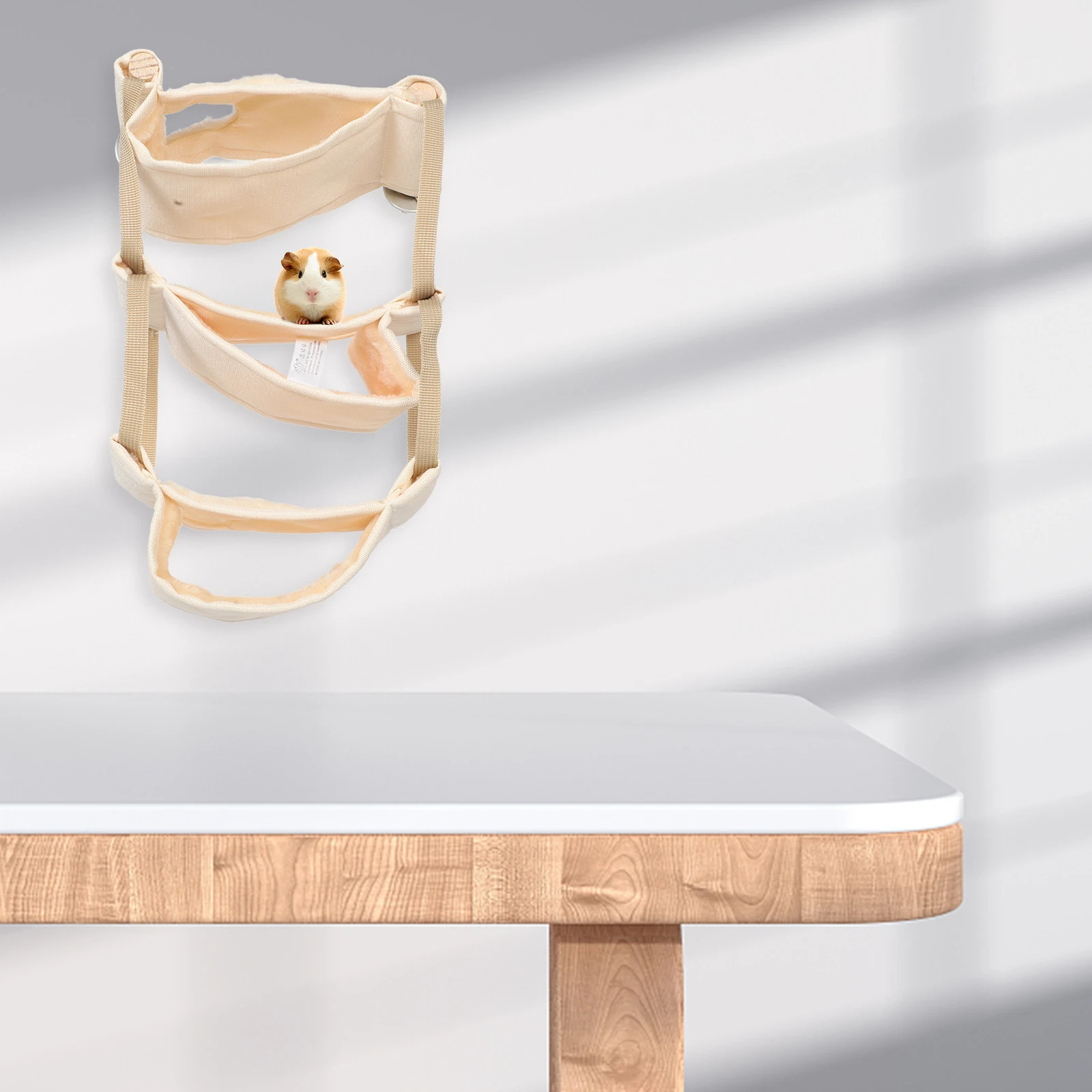 

Pet Nest Hammock Multi-layer Soft Warm Woolen Hamster Bed Hanging Platform Small Animal Supplies House Resting Toy