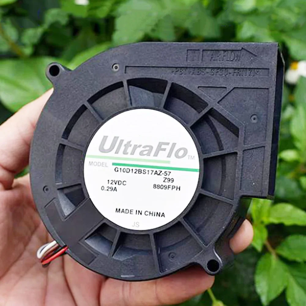 Cooling Fan DC 12V 0.29A 2480RPM  Worm Gear Brushless Fan Double Ball Bearing Large Air Volume Cooler Grill Blower Air Extractor