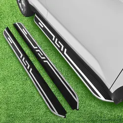 2PCS for KIA SELTOS 2019-2023 Fixed Side Step Running Boards Nerf Bar Pedal