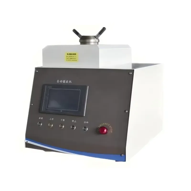Metallographic Inlay Machine with Cooling System Automatic Hot Press Mounting Device for Metal Sample Preparation Lab Testing