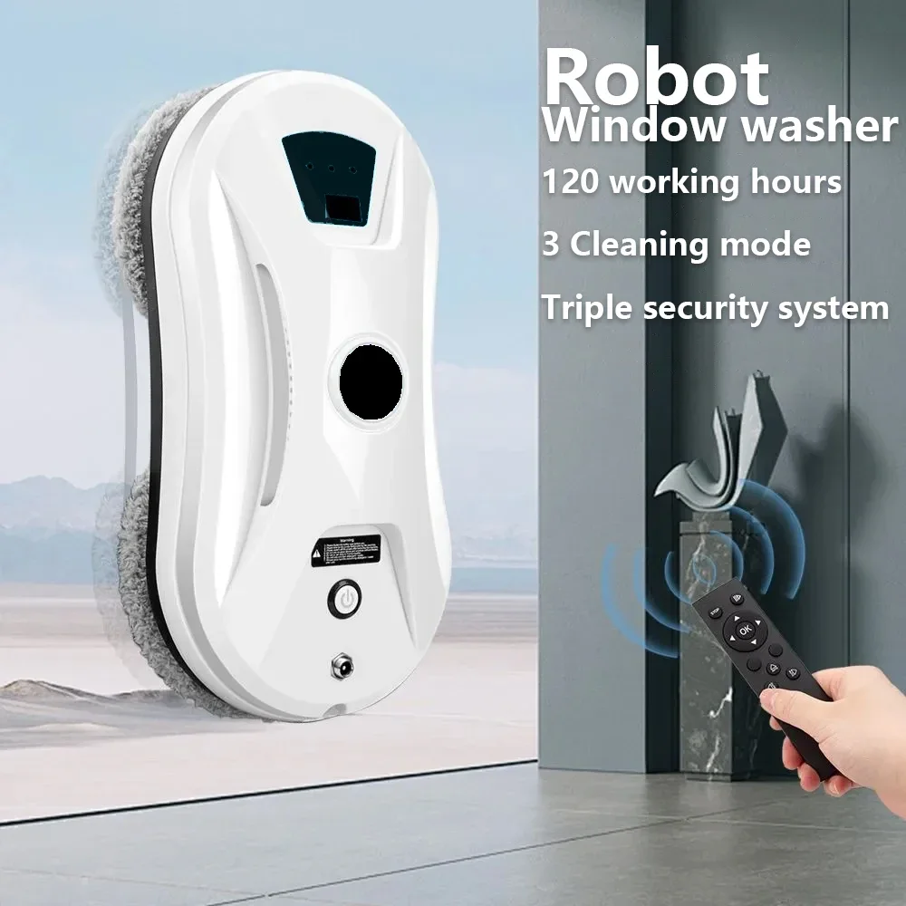 All weather commercial window glass cleaning robot portable window vacuum cleaner automatic window cleaner robot