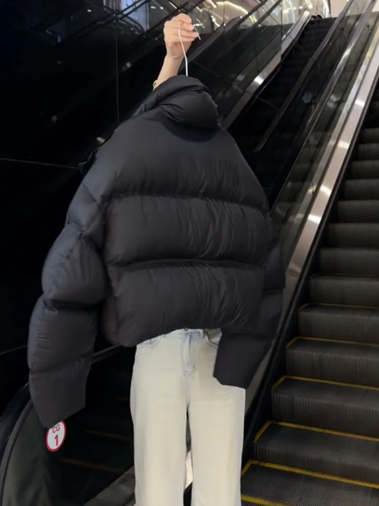 Sli ort Puffer Jaet レディース ブラ フォーミー ダウンコート 冬用 アウター エレ フィール 小さいサイズ 通勤 スレ