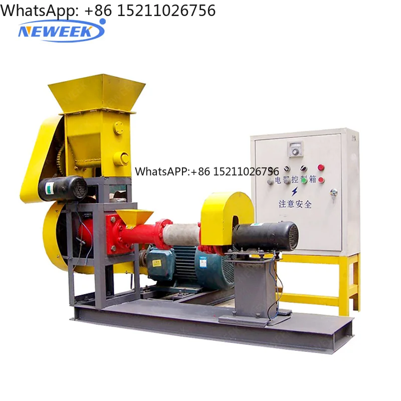 Energy Efficient Animal Feed Granulator Dog Pet Pellet Extruder Floating Fish Making Machine