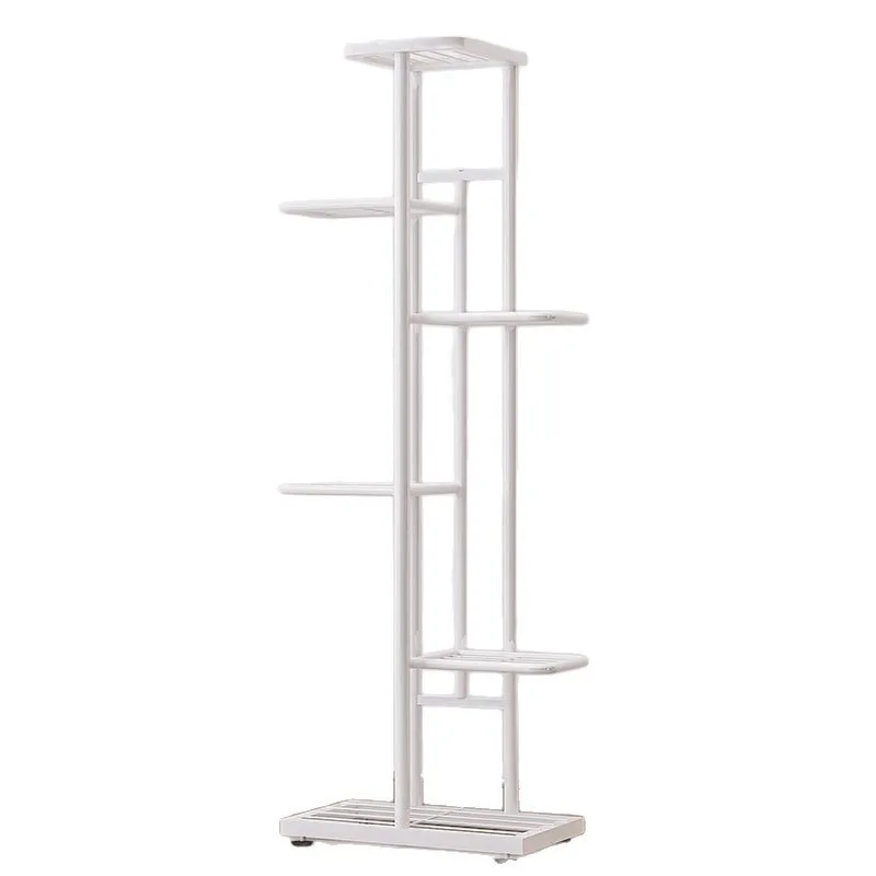 Flower rack indoor household living room flower pot rack floor-to-ceiling rack foldable multi-layer space-saving dill shelf
