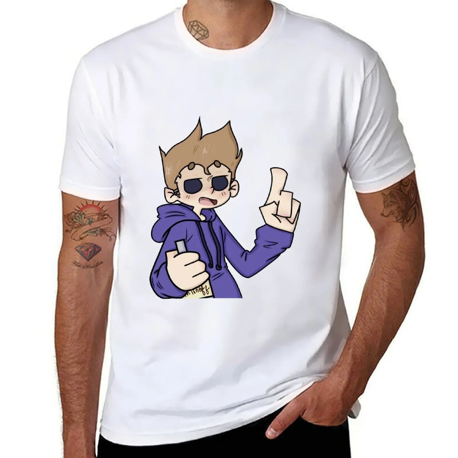 

Tom [EDDSWORLD] T-Shirt cotton t shirt pack anime tshirt t shirts for man pack cotton T-Shirt