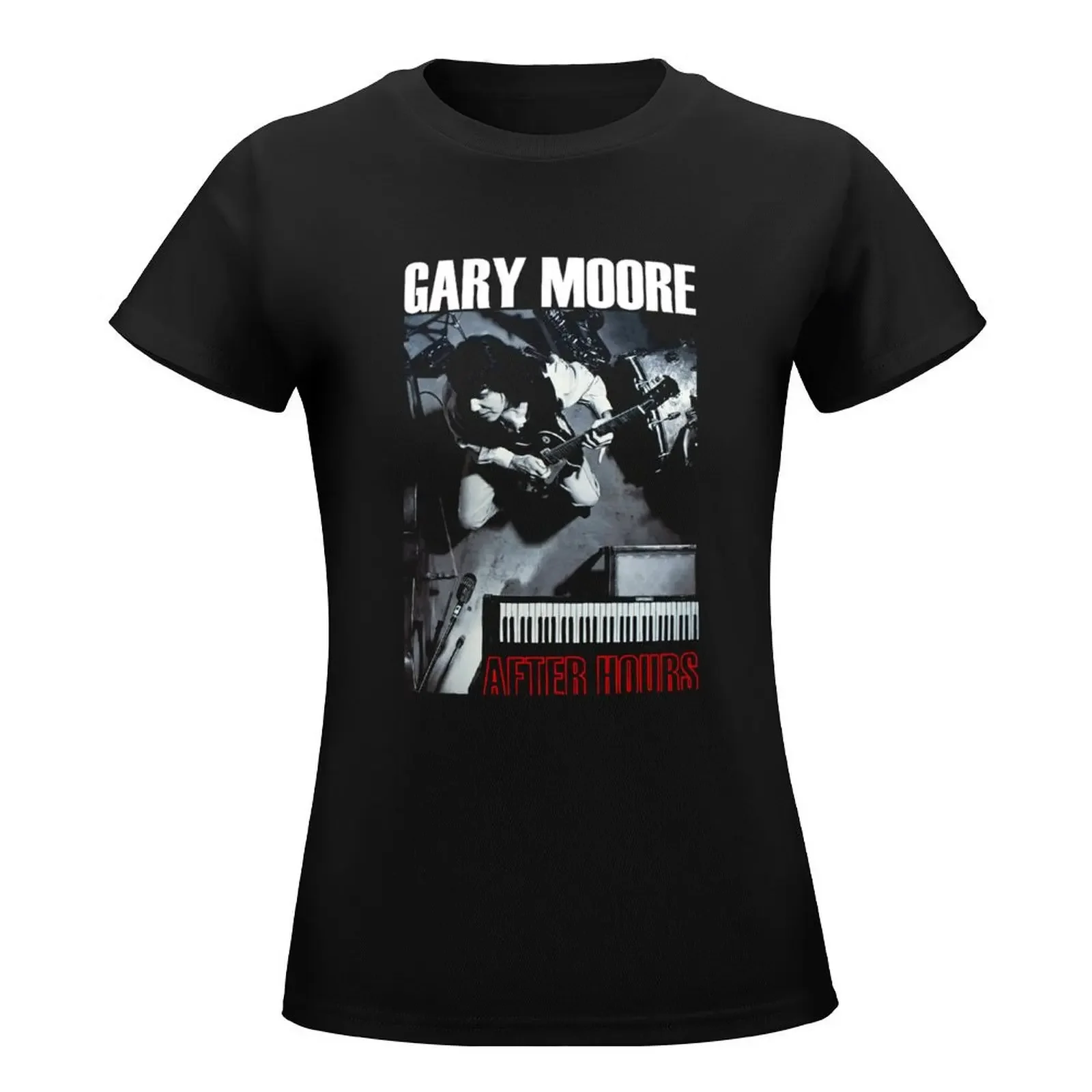 Gary Moore HOURS T-Shirt tees graphics animal print shirt for girls western t shirts for Women