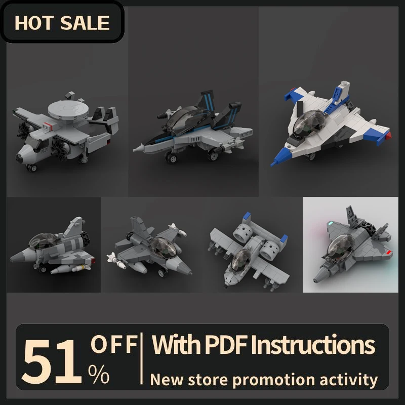 

Новый Moc Mini Army Scale Jet Aircraft Строительные блоки Супер истребитель Модель Diy Творческие идеи Детские игрушки День рождения Рождественский подарок