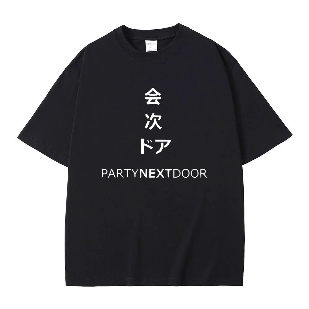 

Rapper Partynextdoor Graphic T-shirt Summer Men Women Hip Hop Fashion Casual Tshirt Male 100% Cotton Oversized Tees Short Sleeve