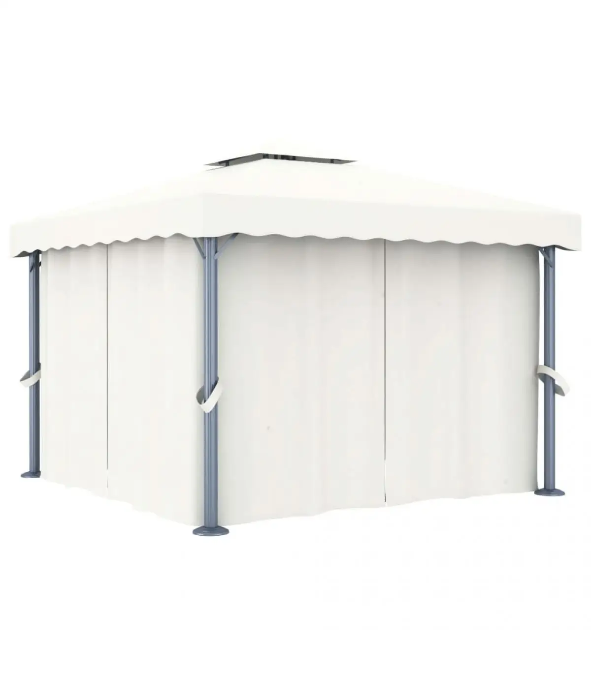 3x3 m aluminum cream white curtain gazebo tents